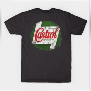 Castrol Wakefield Motor Oil T-Shirt, Black Vintage Look Tee, XXL